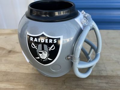 Vintage Team NFL Raiders Helmet Mug Plastic
