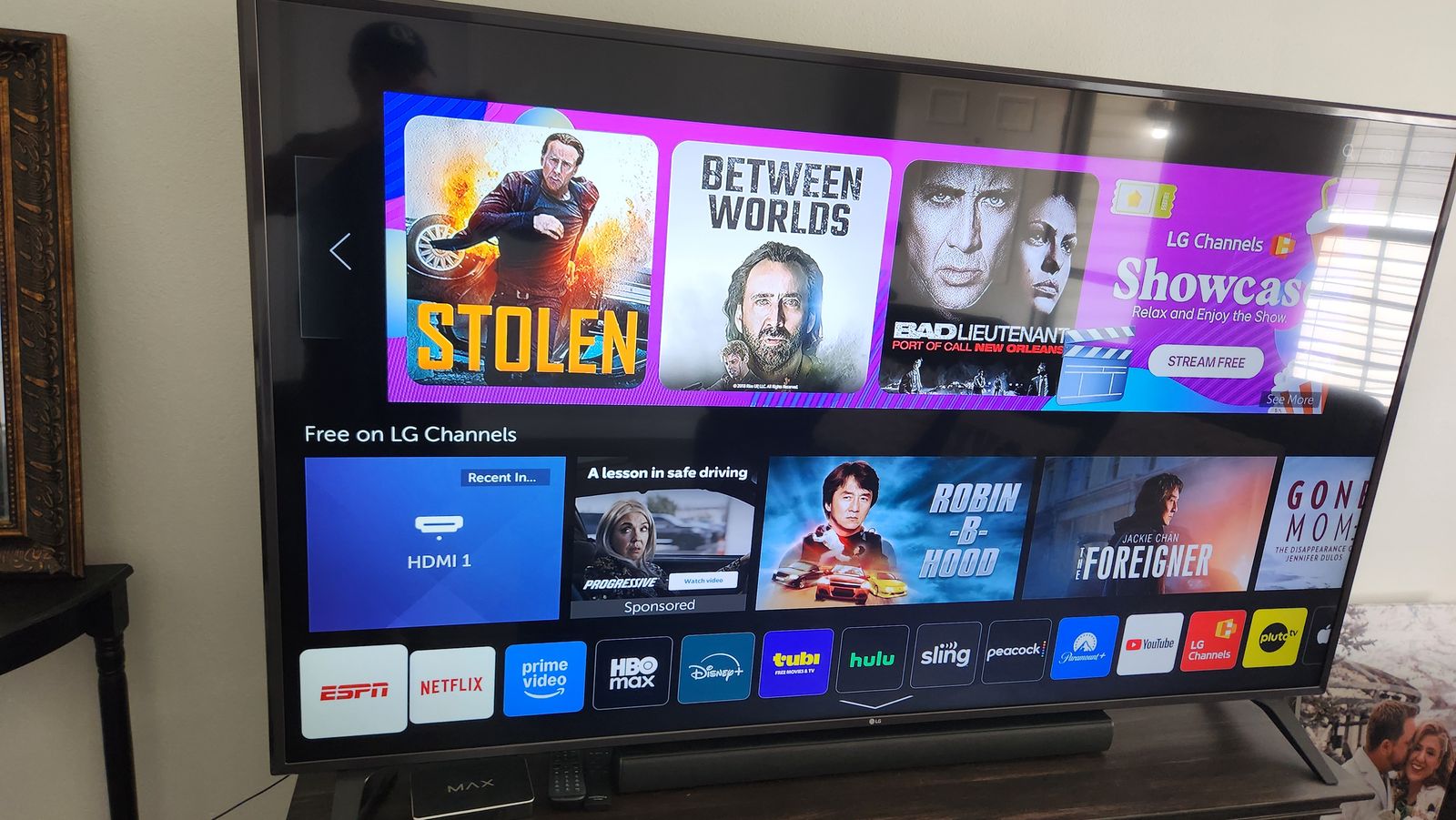 75 in LG Web OS Tv