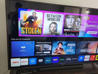 75 in LG Web OS Tv