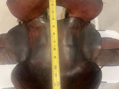 antique saddle