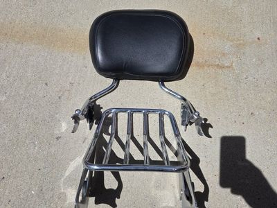 Harley backrest/ luggage rack