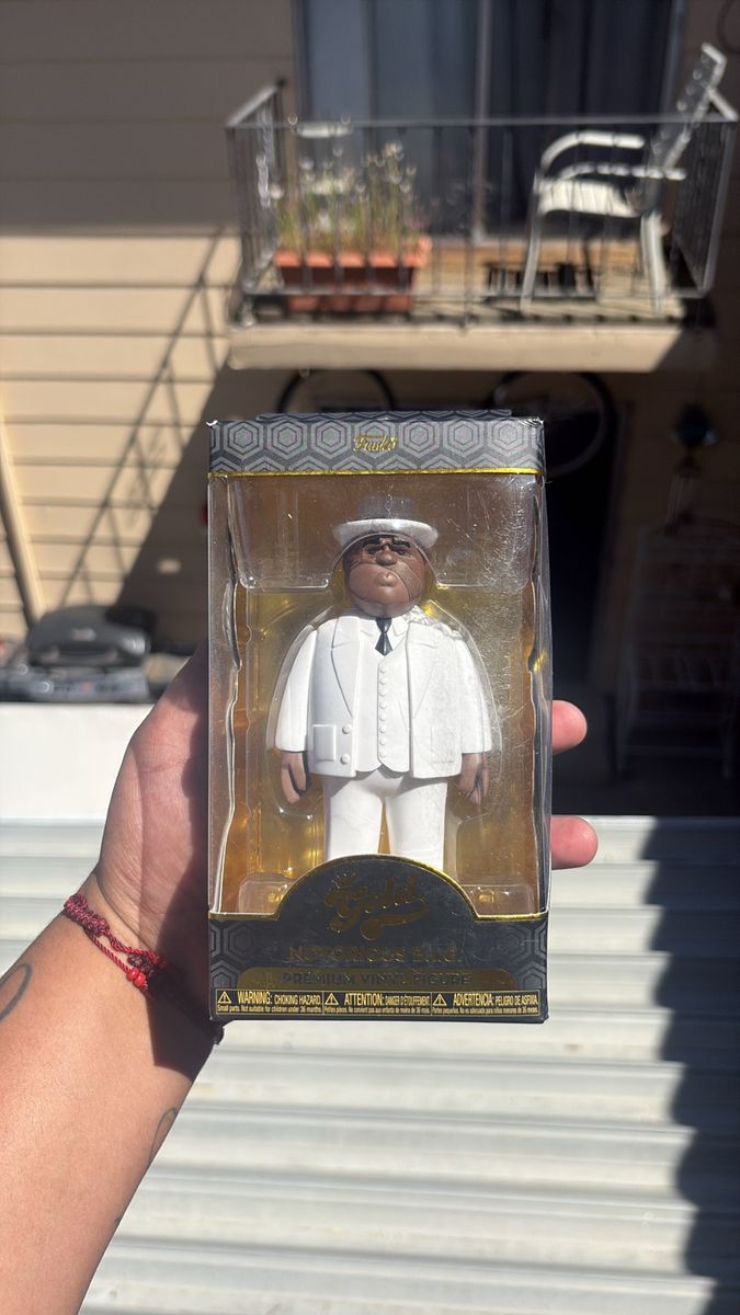This is a Funko Gold Premium Vinyl Figure of The Notorious B.I.G., released in 2021.
