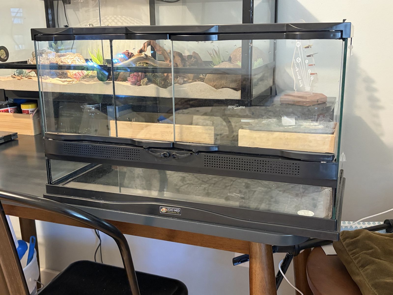 ZooMed 10 gallon reptile/invertebrate enclosure