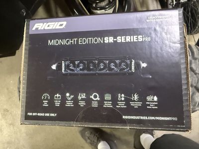 6” rigid midnight edition light bars