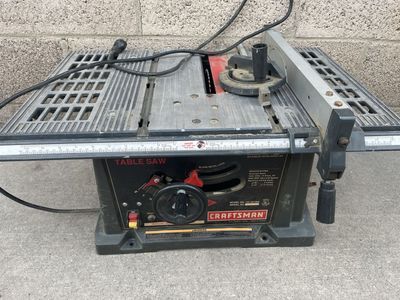 Craftsman 10" Benchtop Table Saw - Model 137.221960