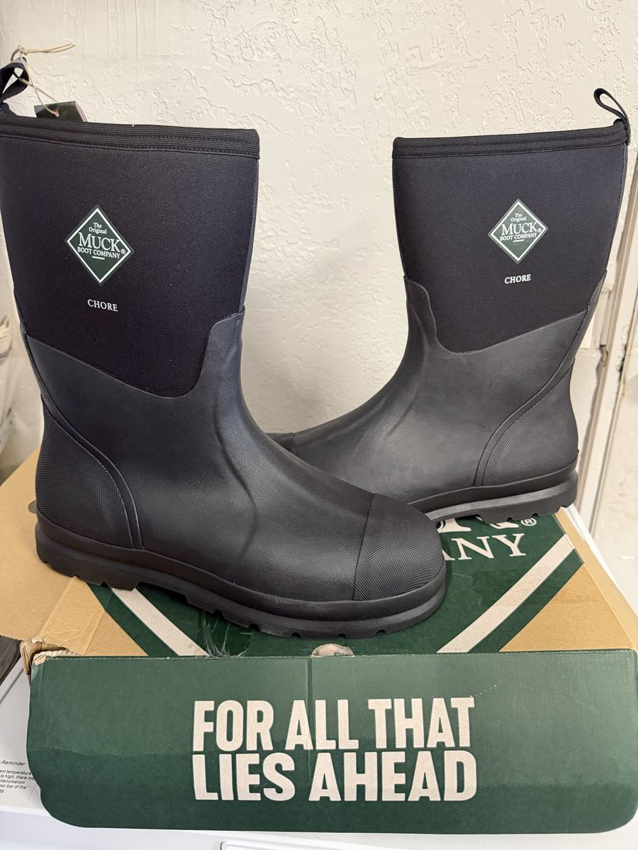 Muck Boot Men's Chore Classic Mid Work Boots Size 15 New in Box