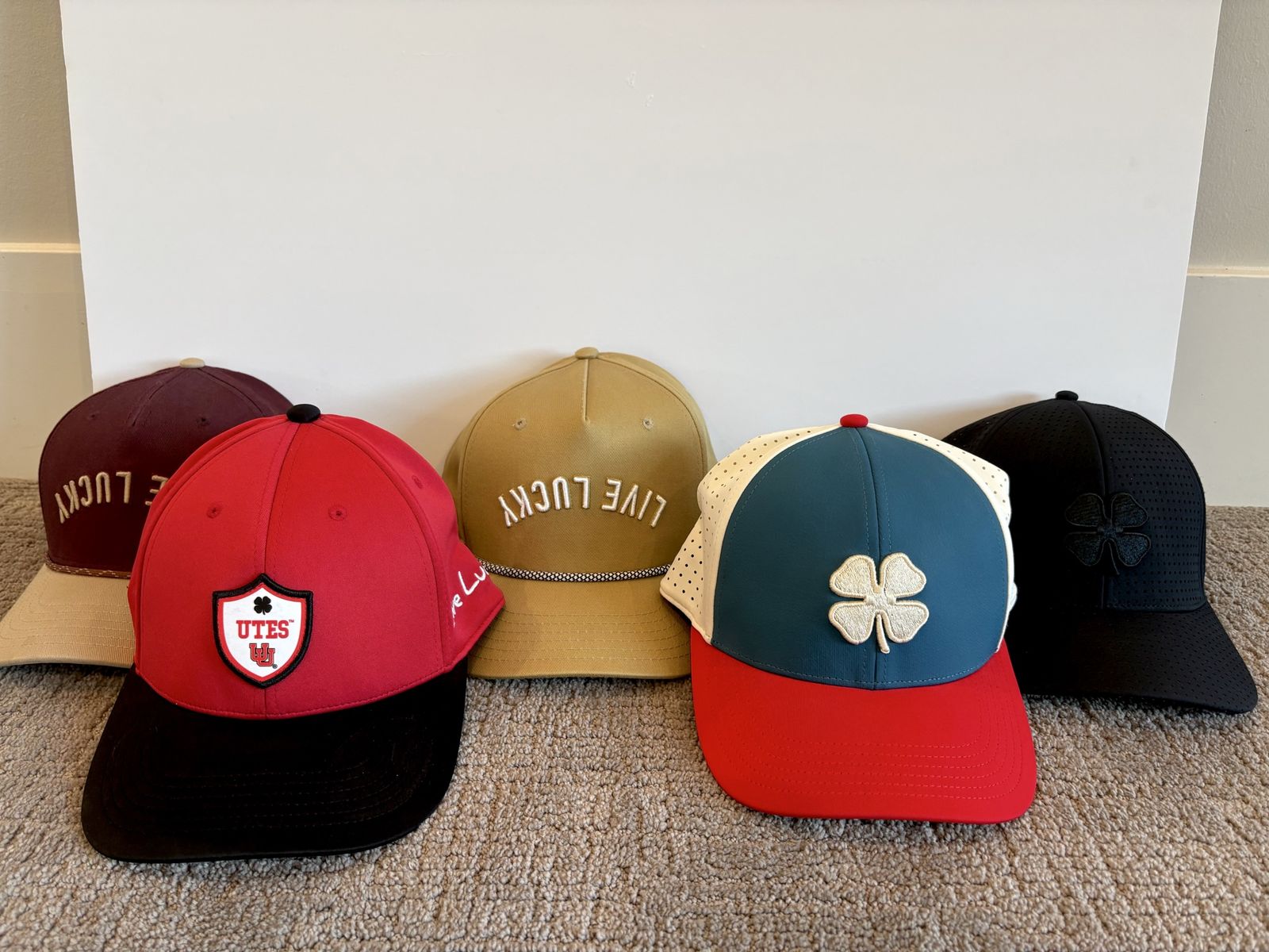 Black clover men’s hats