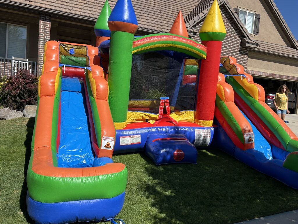 Kids Bounce House With Double Water Slides - 3 Day