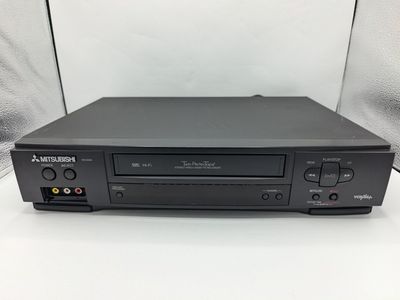 Mitsubishi HS-U540 VCR VHS Player HiFi Stereo 4 Head Twin PerfectTape - Serviced - Tested
