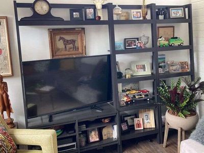 Crate and Barrel Floating Entertainment 3 Piece Shelving