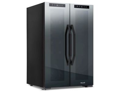 NewAir Dual Zone Beverage & Wine Fridge – 39 Cans / 12 Bottles