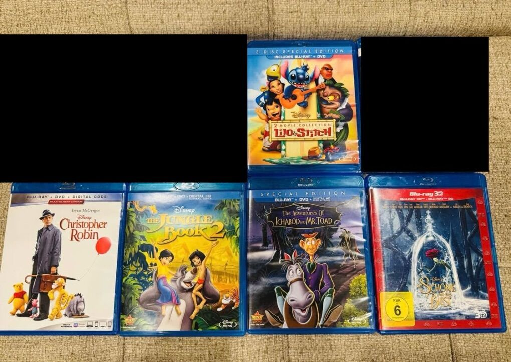 Disney Blu Ray Lot