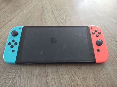 Nintendo Switch Console with Neon Blue & Red Joy-Cons - Used