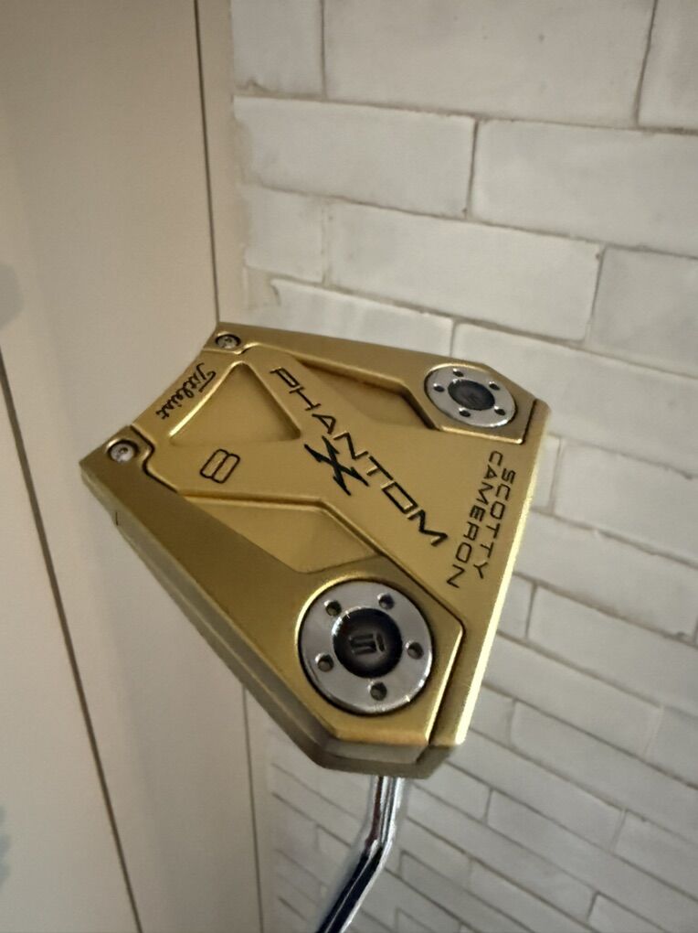 Titleist Scotty Cameron Custom Gold Phantom X8