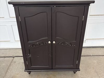 Espresso Storage Cabinet / Linen Cabinet
