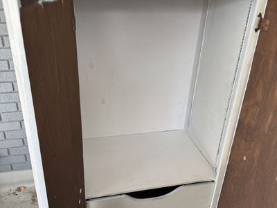Wood wardrobe