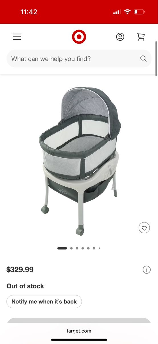 graco bassinet sense2snooze