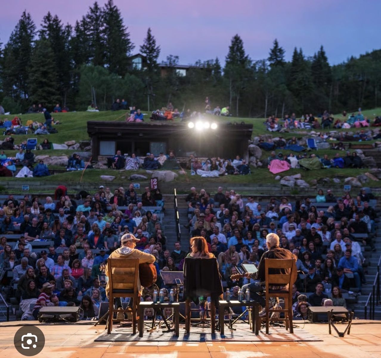 3 Tickets for Bluebird at Sundance - August 21st, Row K Bench Seats! 
