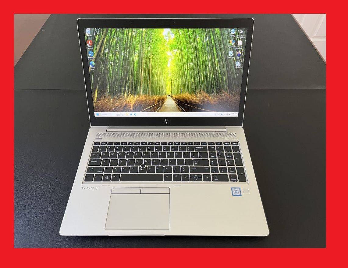 15.6'' HP i5-8250U @3.4GHz 256GB m.2 SSD 16GB 1080P Screen EliteBook 850 G5 Windows 11 Laptop Computer 