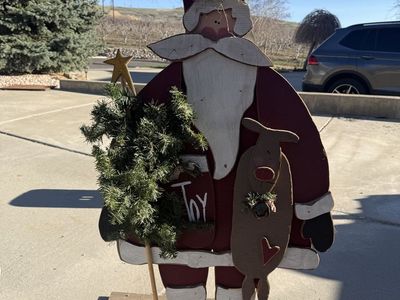 Santa Front Porch Decor