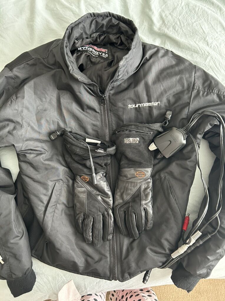 heated Motorcycle Jacket And Gloves