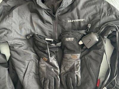 heated Motorcycle Jacket And Gloves