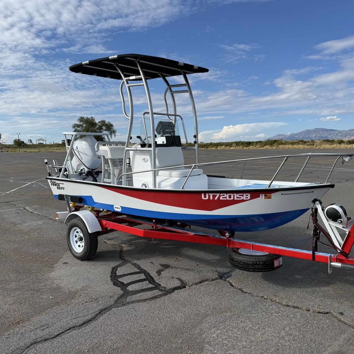 Hobie Powers skiff boat
