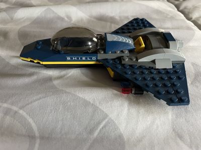 LEGO Marvel 6868 S.H.I.E.L.D. Jet Fighter Build Only (95%+ Complete)