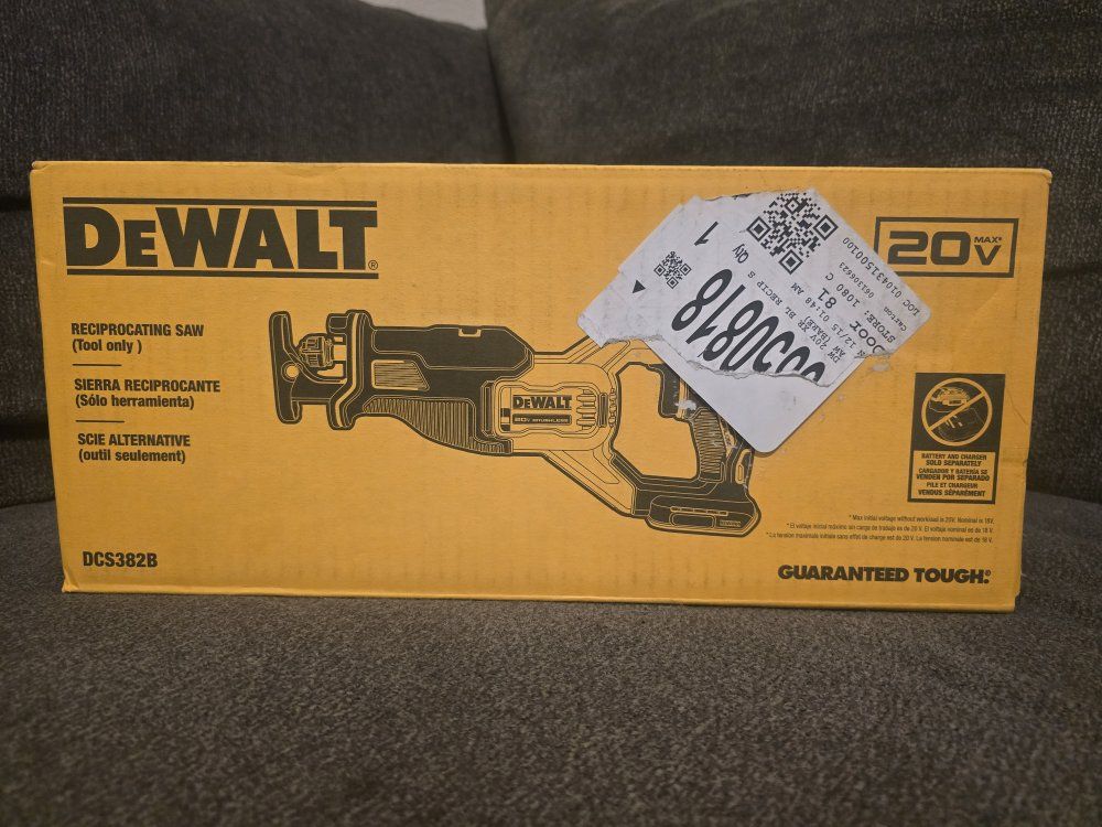 New DEWALT Brushless Reciprocating Saw