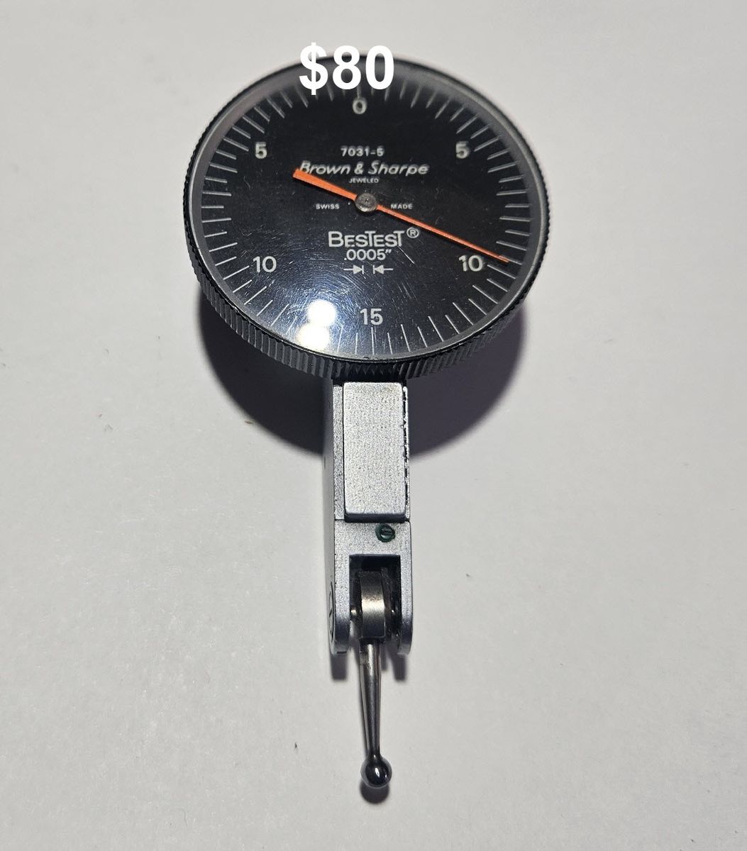 Brown and Sharp Best Test indicator