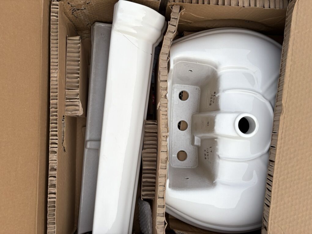 24 Inch Sink 28 Inch Pedastal