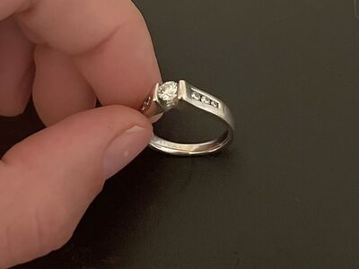 Beautiful White Gold, Diamond Engagement Ring