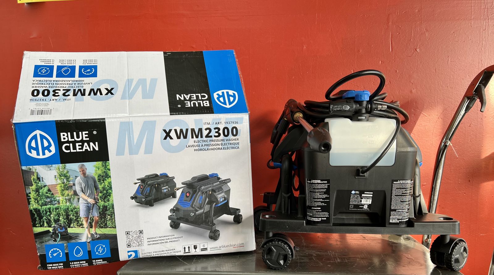AR Blue Clean Electric Pressure Washer 2300 PSI