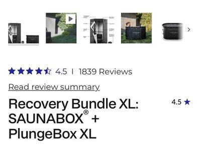 Saunabox + Plungebox XL