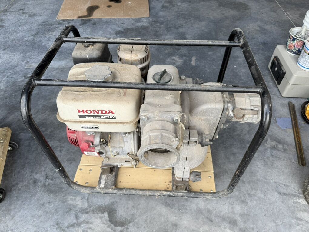 Homda WT30X Trash Pump 3 Inch Camlocs