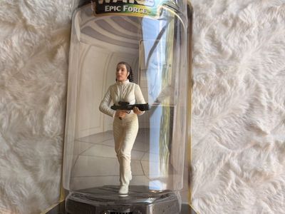 1998 Kenner Star Wars Epic Force Princess Leia Organa Sealed ROTJ Display Figure Vintage