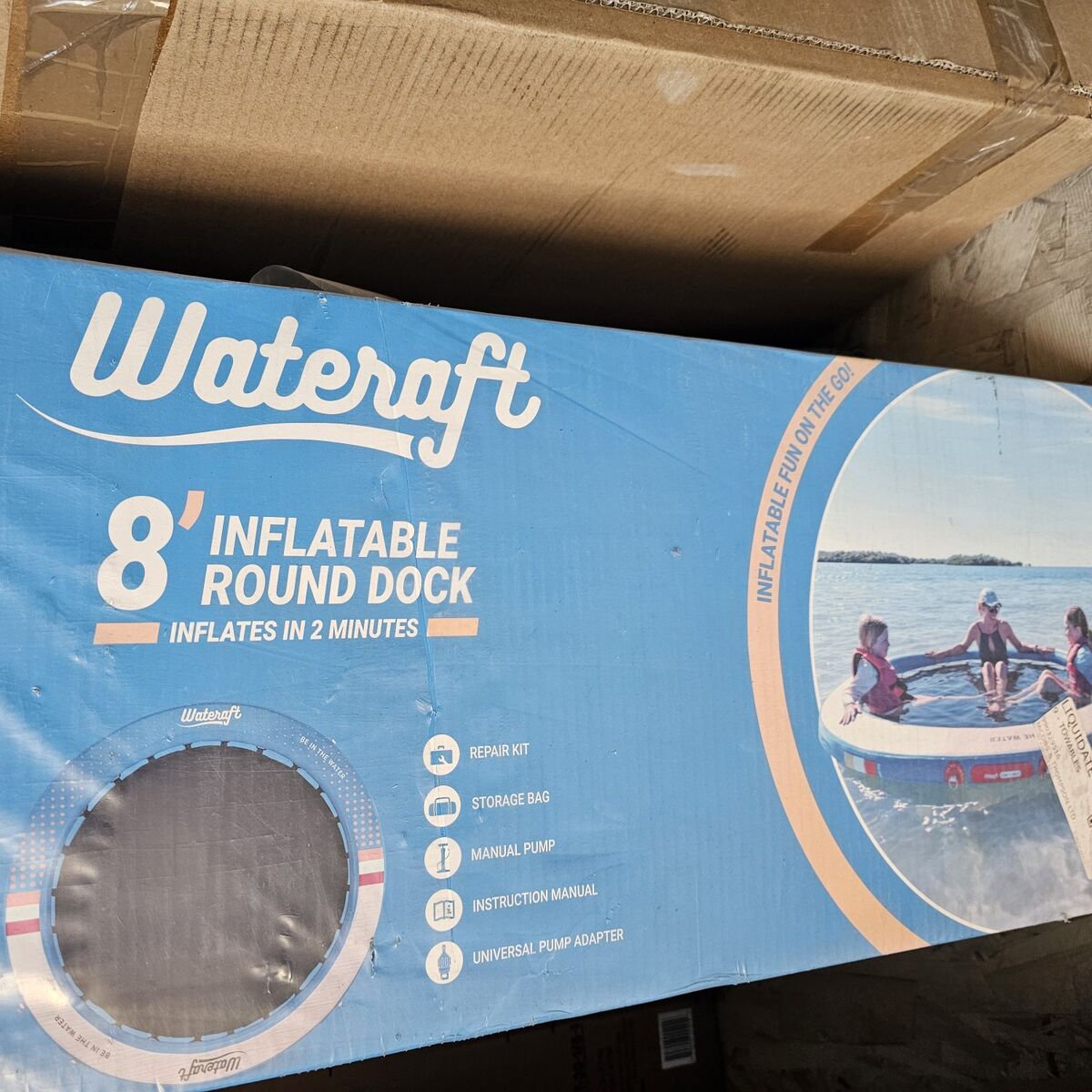8' inflatable dock