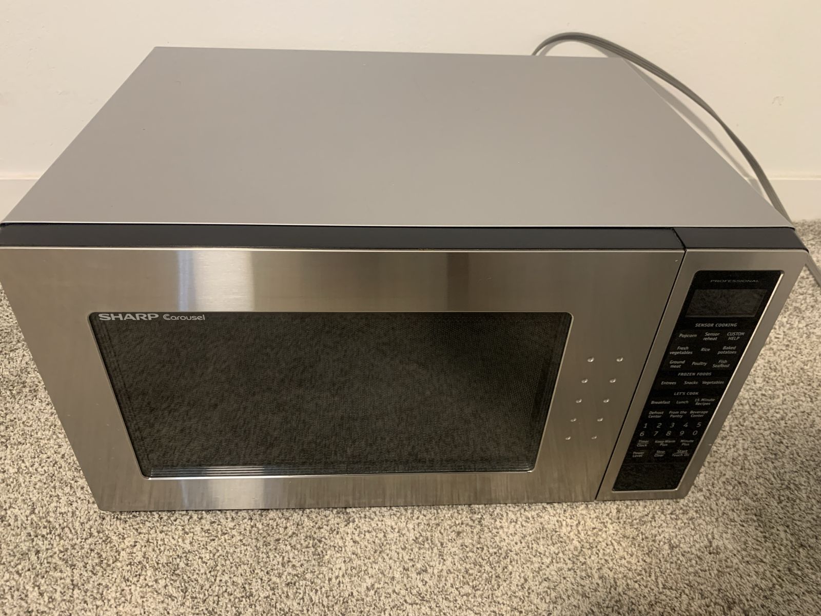 Sharp 1200W STAINLESS STEEL MICROWAVE 