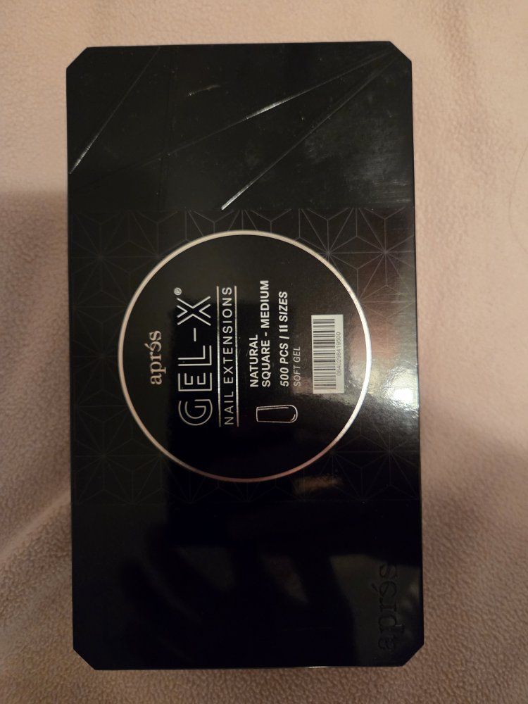 APRES  GEL-X Nail Extensions
Natural square - Medium
500 PCS 11 Sizes