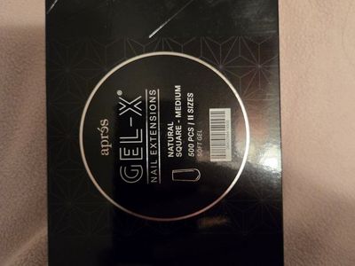 APRES GEL-X Nail Extensions
Natural square - Medium
500 PCS 11 Sizes