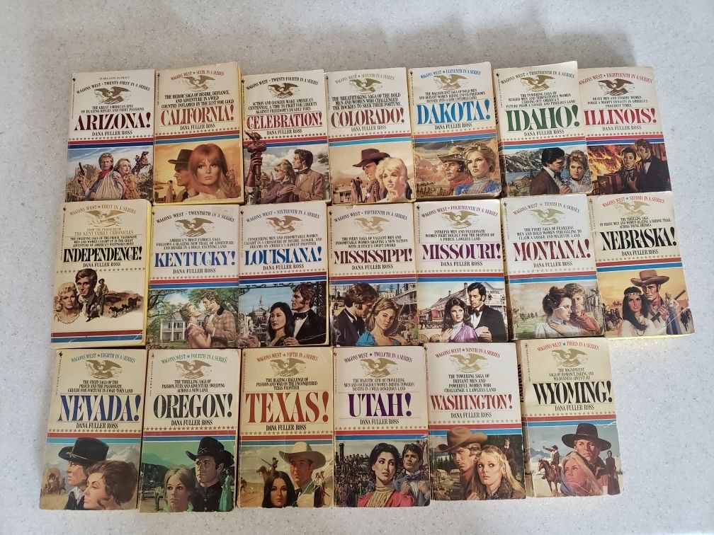 Wagons West Series by Dana Fuller Ross - set of 20