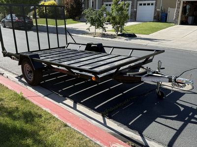 2023 Echo Voyager EEW 11-14 Utility Trailer, Single Axle, Black, Great Condition