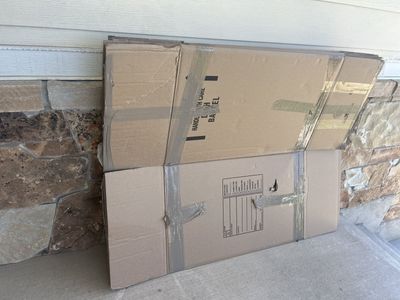3 Used Cardboard Moving Boxes - 18x24 inches