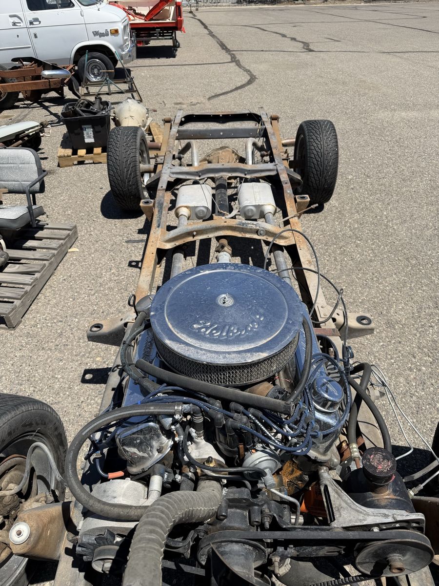 1964 Ford F100 2WD Fleetside Short Bed Rolling Chassis Frame 