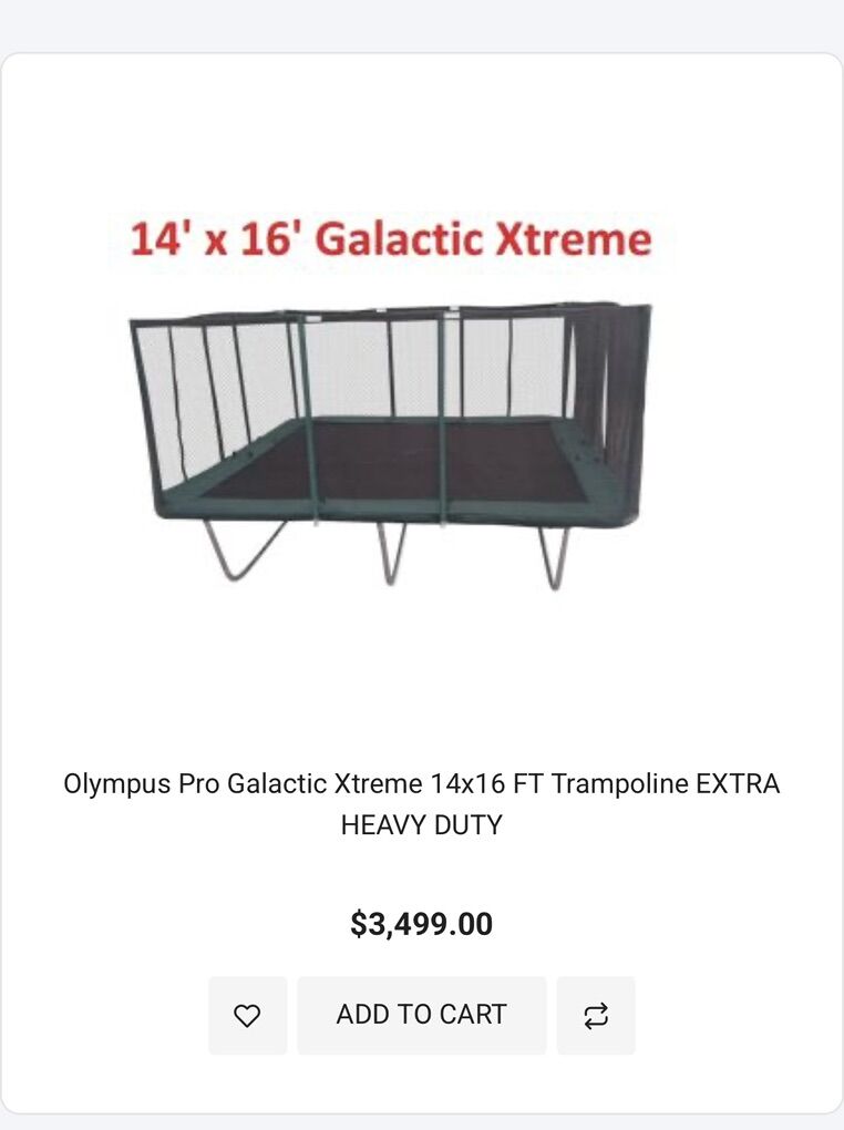 Trampoline For BIG and little People!