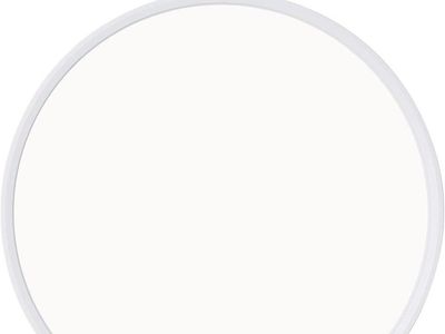 White 32" Flush Mount LED Ceiling Light, 80W, 7980lm