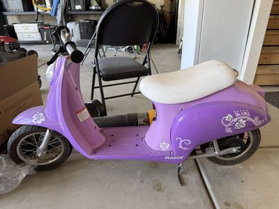 Razor Pocket Mod Electric Scooter Purple Kiki Edition