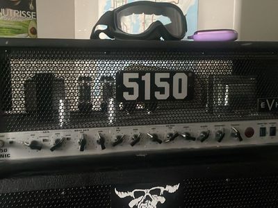 EVH 5150 Iconic Series 80W Tube Guitar Amplifier Head - Black