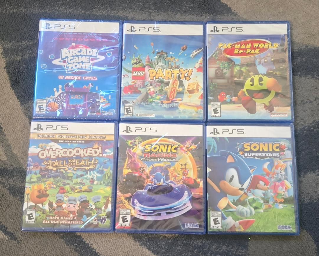 New Unopened Ps5 game bundle including Lego Party! trades considered!