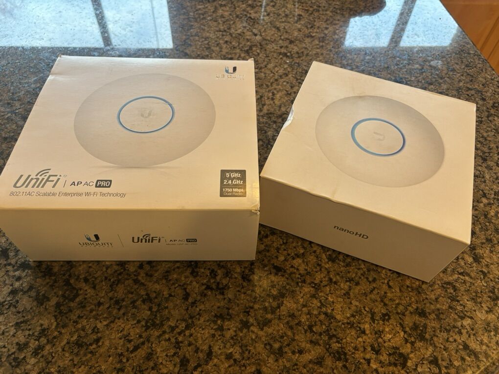 Ubiquiti UniFi Access Points - nanoHD + AC HD/Pro
